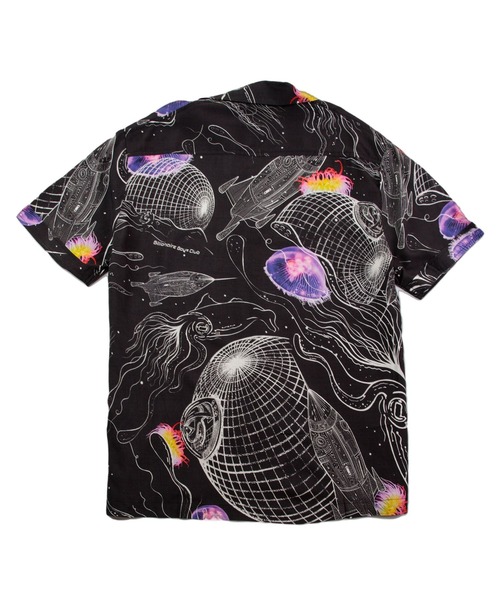 BILLIONAIRE BOYS CLUB（ビリオネア・ボーイズ・クラブ）の「BB DEEP SPACE S/S SHIRT（シャツ/ブラウス・メンズ・グリーン系その他/ブラック・MEDIUM/X-LARGE/LARGE）」の5枚目の写真