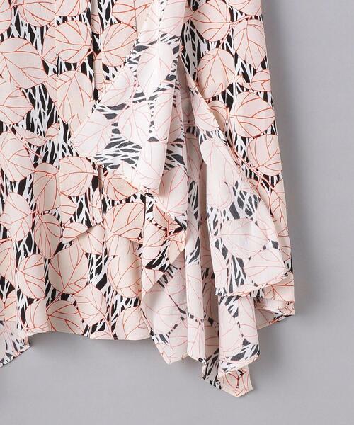 DIANE von FURSTENBERG（ダイアンフォンファステンバーグ）の「＜DIANE von FURSTENBERG（ダイアン フォン ファステンバーグ）＞リーフプリント イレギュラーヘム スカート ■■■（スカート・レディース・ライトピンク・2/4）」の7枚目の写真