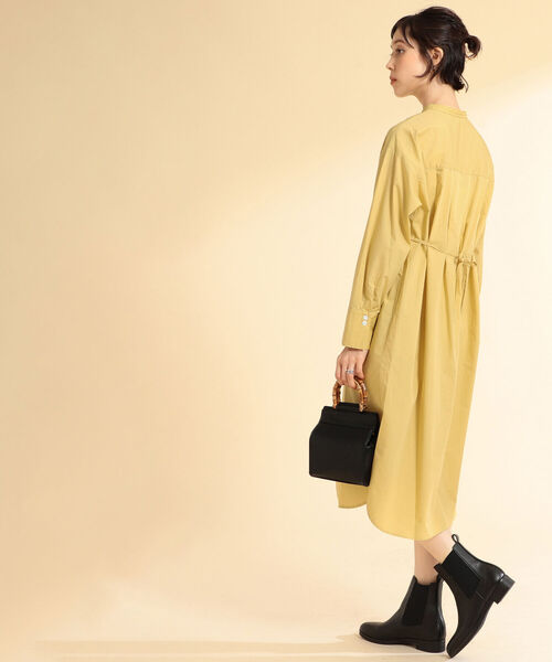 Ray BEAMS（レイビームス）の「Ray BEAMS / ピンタック ビブヨーク ワンピース（ワンピース・レディース・ホワイト/ブラック/イエロー・ONE SIZE）」の19枚目の写真