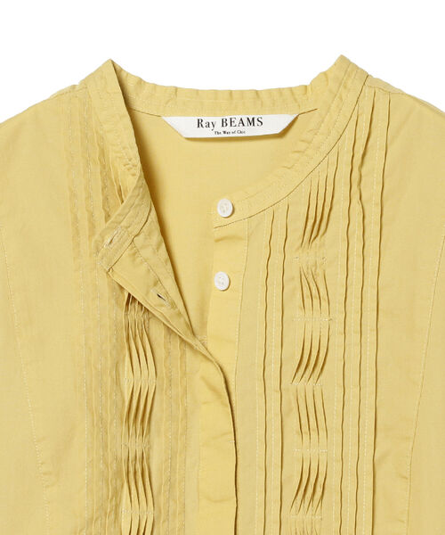 Ray BEAMS（レイビームス）の「Ray BEAMS / ピンタック ビブヨーク ワンピース（ワンピース・レディース・ホワイト/ブラック/イエロー・ONE SIZE）」の21枚目の写真