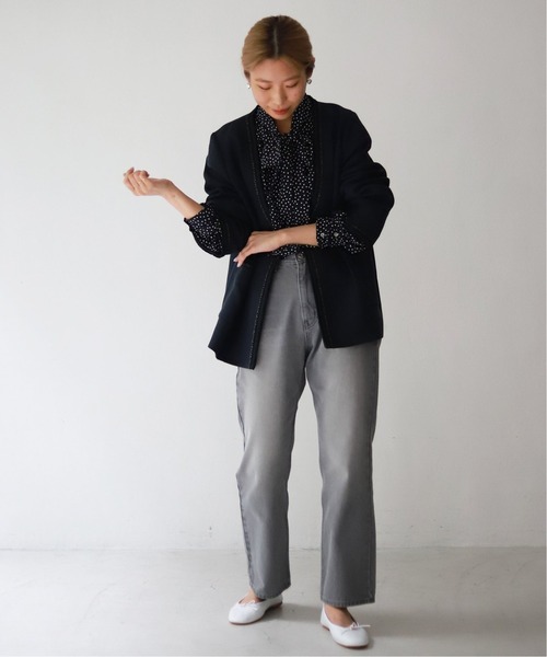 SLOBE IENA（スローブイエナ）の「ボウタイブラウス【手洗い可能】◆（シャツ/ブラウス・レディース・ナチュラル/ネイビー/レッド・FREE）」の21枚目の写真