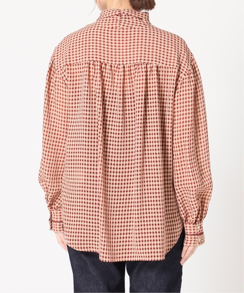 SLOBE IENA（スローブイエナ）の「ボウタイブラウス【手洗い可能】◆（シャツ/ブラウス・レディース・ナチュラル/ネイビー/レッド・FREE）」の4枚目の写真