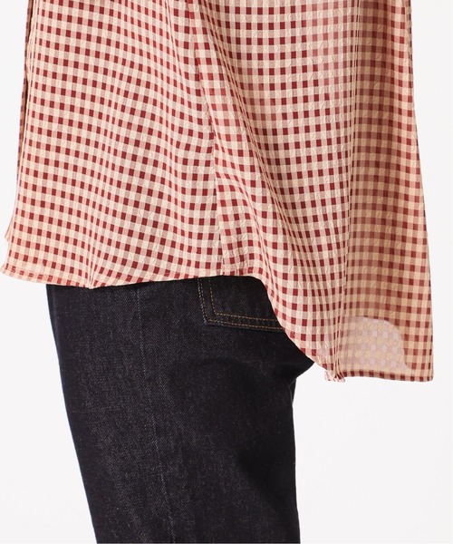 SLOBE IENA（スローブイエナ）の「ボウタイブラウス【手洗い可能】◆（シャツ/ブラウス・レディース・ナチュラル/ネイビー/レッド・FREE）」の22枚目の写真