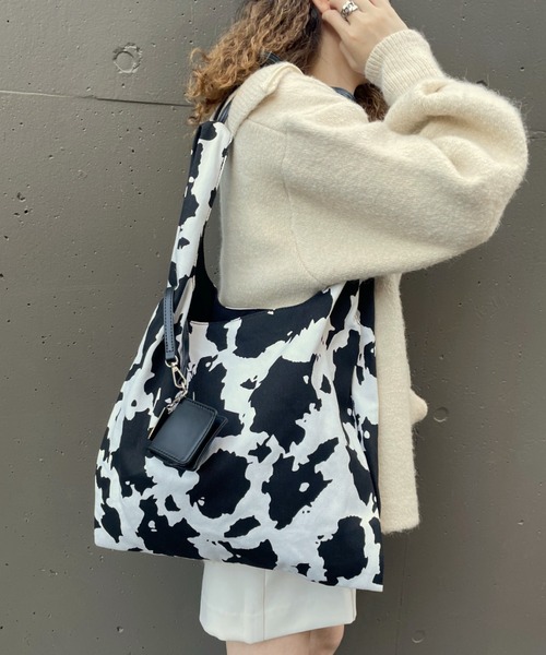 loti（ロティ）の「loti コインケース付きトート（トートバッグ・レディース・レオパード/オフホワイト/ブラック/ブラウン/ベージュ/ホワイト系その他/シルバー/ダークブラウン/ゴールド・ONE SIZE）」の19枚目の写真