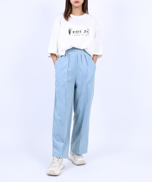 PUNYUS（プニュズ）の「コーデュロイイージーパンツ（その他パンツ・レディース・ホワイト/ブラック/ピンク/ブルー/グリーン・1/2/4/3）」の13枚目の写真