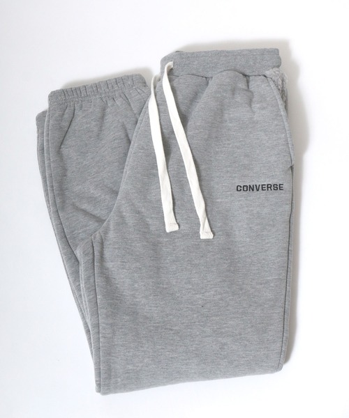 CONVERSE(コンバース)の「CONVERSE/コンバース 裏ボアウォーム スウェットジョガーパンツ(スウェットパンツ・メンズ・ブラック/ネイビー/グレー/チャコール・LL/M/L)」の1枚目の写真