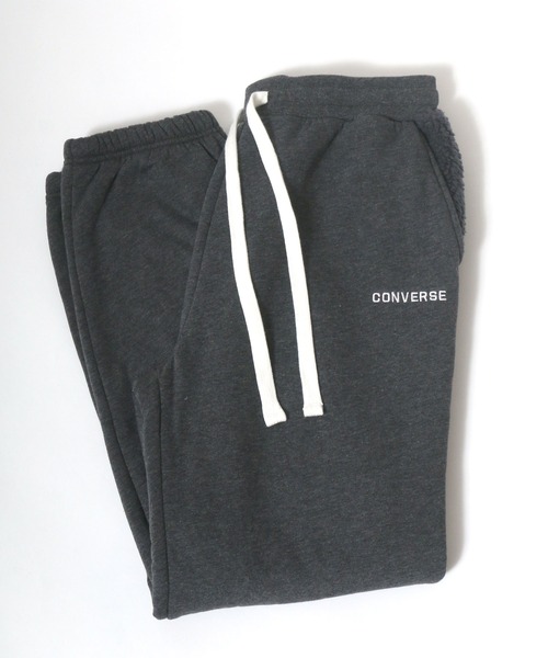 CONVERSE(コンバース)の「CONVERSE/コンバース 裏ボアウォーム スウェットジョガーパンツ(スウェットパンツ・メンズ・ブラック/ネイビー/グレー/チャコール・LL/M/L)」の3枚目の写真