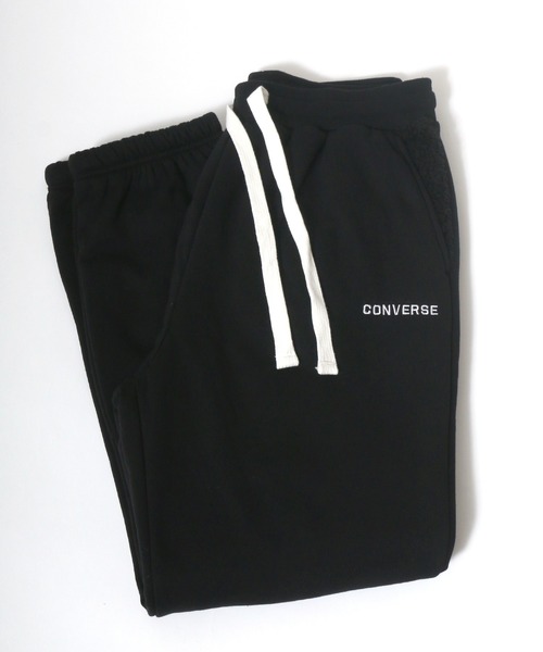 CONVERSE(コンバース)の「CONVERSE/コンバース 裏ボアウォーム スウェットジョガーパンツ(スウェットパンツ・メンズ・ブラック/ネイビー/グレー/チャコール・LL/M/L)」の2枚目の写真