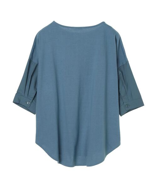 CRAFT STANDARD BOUTIQUE（クラフトスタンダードブティック）の「異素材ドッキングプルオーバー　＊（Tシャツ/カットソー・レディース・ブラック/ベージュ/サックスブルー/アイボリー/キャメル/グレー系その他5・M/L）」の15枚目の写真