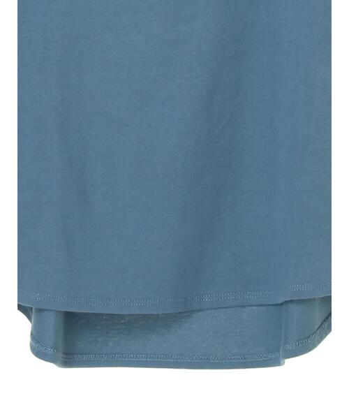 CRAFT STANDARD BOUTIQUE（クラフトスタンダードブティック）の「異素材ドッキングプルオーバー　＊（Tシャツ/カットソー・レディース・ブラック/ベージュ/サックスブルー/アイボリー/キャメル/グレー系その他5・M/L）」の18枚目の写真