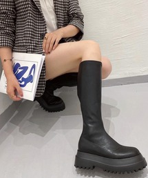 AMOUR BOX | プラットフォームロングブーツ(ブーツ)