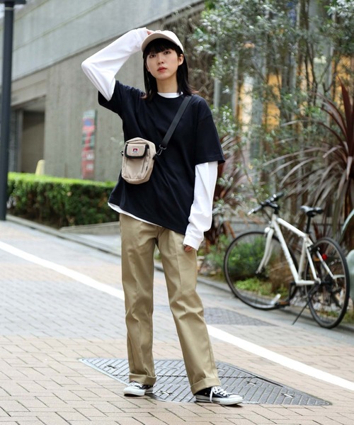 BEN DAVIS（ベンデイビス）の「【BEN DAVIS／ベンデイビス】フラップショルダー BDW-8159　前面ポケット付きミニショルダーバッグ（ショルダーバッグ・メンズ・ブラック/ベージュ/ブラウン/グレー・FREE）」の7枚目の写真