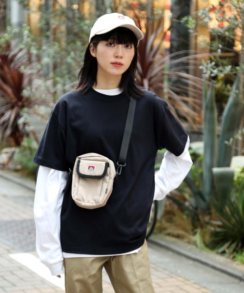 BEN DAVIS（ベンデイビス）の「【BEN DAVIS／ベンデイビス】フラップショルダー BDW-8159　前面ポケット付きミニショルダーバッグ（ショルダーバッグ・メンズ・ブラック/ベージュ/ブラウン/グレー・FREE）」の18枚目の写真