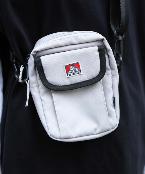 BEN DAVIS（ベンデイビス）の「【BEN DAVIS／ベンデイビス】フラップショルダー BDW-8159　前面ポケット付きミニショルダーバッグ（ショルダーバッグ・メンズ・ブラック/ベージュ/ブラウン/グレー・FREE）」の16枚目の写真