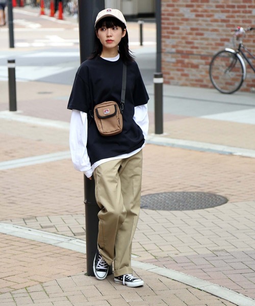 BEN DAVIS（ベンデイビス）の「【BEN DAVIS／ベンデイビス】フラップショルダー BDW-8159　前面ポケット付きミニショルダーバッグ（ショルダーバッグ・メンズ・ブラック/ベージュ/ブラウン/グレー・FREE）」の17枚目の写真