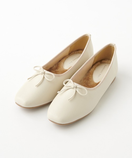 CIAOPANIC TYPY（チャオパニックティピー）の「ファーバレエシューズ（バレエシューズ・レディース・シルバー/ブラック/ゴールド/ブラウン/アイボリー・37/38/39/36）」の9枚目の写真