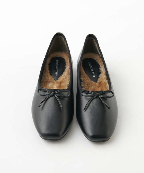 CIAOPANIC TYPY（チャオパニックティピー）の「ファーバレエシューズ（バレエシューズ・レディース・シルバー/ブラック/ゴールド/ブラウン/アイボリー・37/38/39/36）」の16枚目の写真