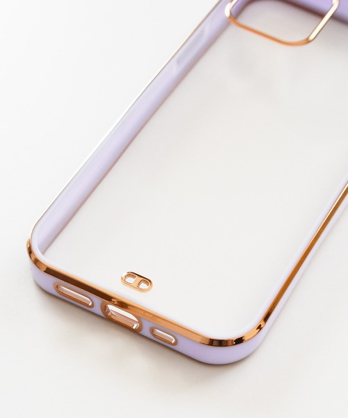 Lace Ladies(レースレディース)の「ゴールドフレーム クリア スマホケース(スマホケース/カバー・レディース・ラベンダー/グリーン/ブラック/ピンク/ホワイト・B/F/J/A/H/I/K/E/C/D/G/Q/P/O/R/X/U/V/W)」の17枚目の写真