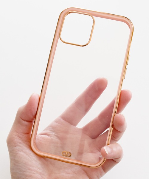Lace Ladies(レースレディース)の「ゴールドフレーム クリア スマホケース(スマホケース/カバー・レディース・ラベンダー/グリーン/ブラック/ピンク/ホワイト・B/F/J/A/H/I/K/E/C/D/G/Q/P/O/R/X/U/V/W)」の22枚目の写真