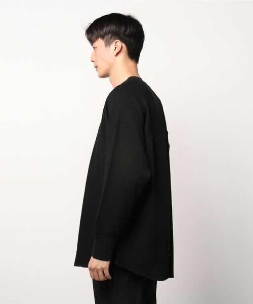 BALLAST ARK（バラストアーク）の「BALLAST ARK / バラストアーク：Raglan Thermal L/S Tee：BA04-T001[AST]（Tシャツ/カットソー・メンズ・ブラック/ベージュ系その他・M/L）」の3枚目の写真