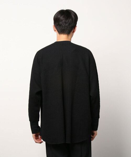 BALLAST ARK（バラストアーク）の「BALLAST ARK / バラストアーク：Raglan Thermal L/S Tee：BA04-T001[AST]（Tシャツ/カットソー・メンズ・ブラック/ベージュ系その他・M/L）」の4枚目の写真