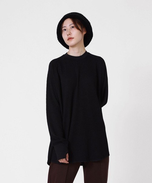 BALLAST ARK（バラストアーク）の「BALLAST ARK / バラストアーク：Raglan Thermal L/S Tee：BA04-T001[AST]（Tシャツ/カットソー・メンズ・ブラック/ベージュ系その他・M/L）」の21枚目の写真