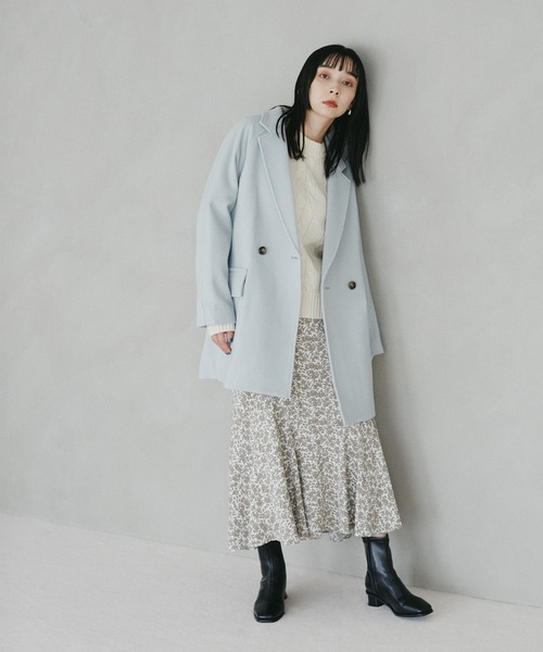 N.（N. Natural Beauty Basic）（エヌエヌナチュラルビューティーベーシック）の「◆ハミルトンナイロンニット（ニット/セーター・レディース・ネイビー/オフホワイト/ベージュ・MEDIUM）」の18枚目の写真