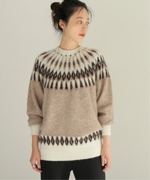 journal standard L'essage | フェアアイルジャガードプルオーバー◆(ニット/セーター)