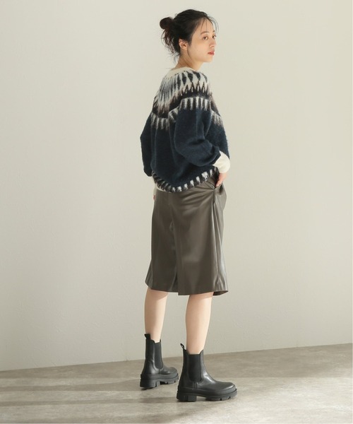 journal standard L'essage(ジャーナルスタンダードレサージュ)の「フェアアイルジャガードプルオーバー◆(ニット/セーター・レディース・ベージュ/グリーン・FREE)」の7枚目の写真