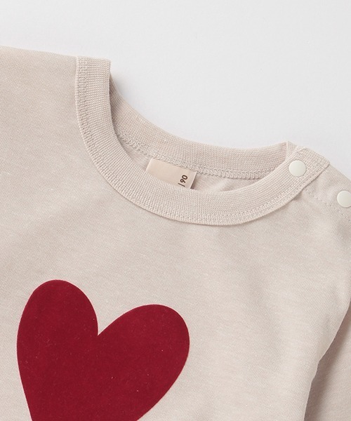 petit main（プティマイン）の「【GOODPRICE】袖リブアソート長T（Tシャツ/カットソー・キッズ・チャコール/ベージュ/アイボリー/ライトカーキ・100cm/80ｃｍ/110cm/120cm/90cm/130cm）」の10枚目の写真