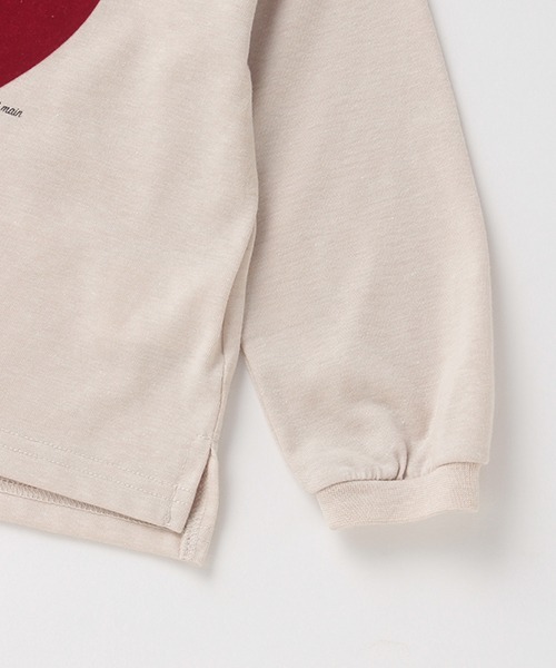 petit main（プティマイン）の「【GOODPRICE】袖リブアソート長T（Tシャツ/カットソー・キッズ・チャコール/ベージュ/アイボリー/ライトカーキ・100cm/80ｃｍ/110cm/120cm/90cm/130cm）」の11枚目の写真