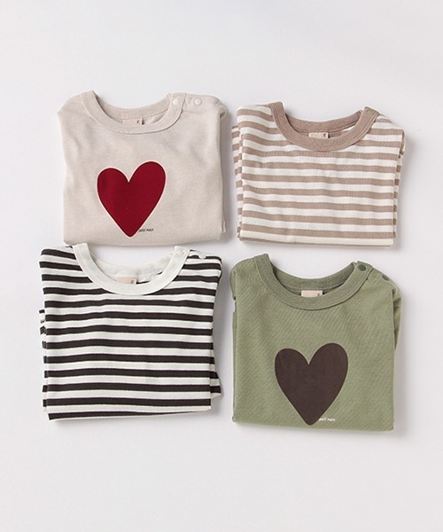 petit main（プティマイン）の「【GOODPRICE】袖リブアソート長T（Tシャツ/カットソー・キッズ・チャコール/ベージュ/アイボリー/ライトカーキ・100cm/80ｃｍ/110cm/120cm/90cm/130cm）」の15枚目の写真