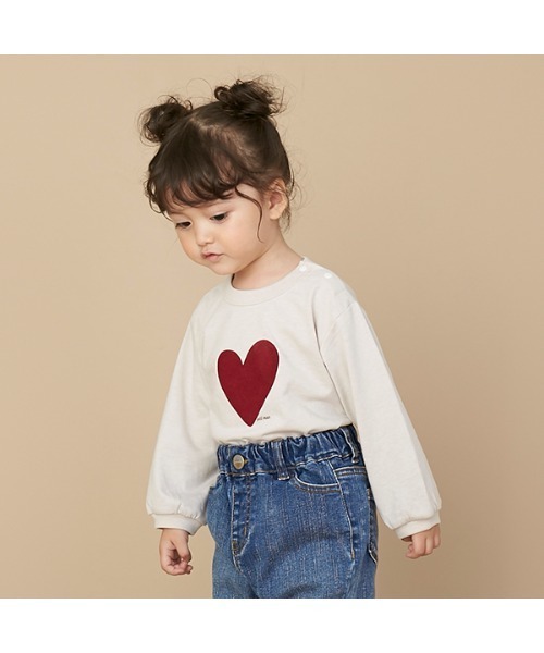 petit main（プティマイン）の「【GOODPRICE】袖リブアソート長T（Tシャツ/カットソー・キッズ・チャコール/ベージュ/アイボリー/ライトカーキ・100cm/80ｃｍ/110cm/120cm/90cm/130cm）」の20枚目の写真