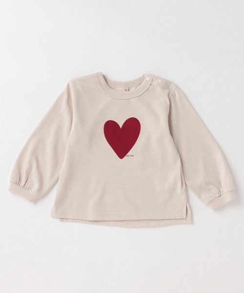 petit main（プティマイン）の「【GOODPRICE】袖リブアソート長T（Tシャツ/カットソー・キッズ・チャコール/ベージュ/アイボリー/ライトカーキ・100cm/80ｃｍ/110cm/120cm/90cm/130cm）」の17枚目の写真