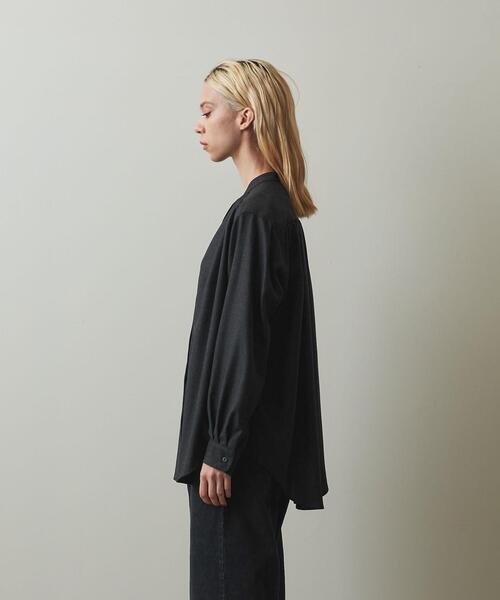 Steven Alan（スティーブンアラン）の「＜Steven Alan＞GATHER BLOUSE/ブラウス（シャツ/ブラウス・レディース・オフホワイト/ダークグレー・S/M）」の9枚目の写真