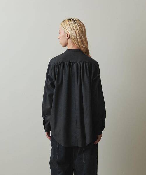 Steven Alan（スティーブンアラン）の「＜Steven Alan＞GATHER BLOUSE/ブラウス（シャツ/ブラウス・レディース・オフホワイト/ダークグレー・S/M）」の8枚目の写真