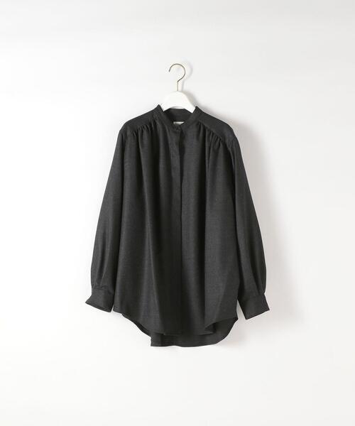 Steven Alan（スティーブンアラン）の「＜Steven Alan＞GATHER BLOUSE/ブラウス（シャツ/ブラウス・レディース・オフホワイト/ダークグレー・S/M）」の11枚目の写真