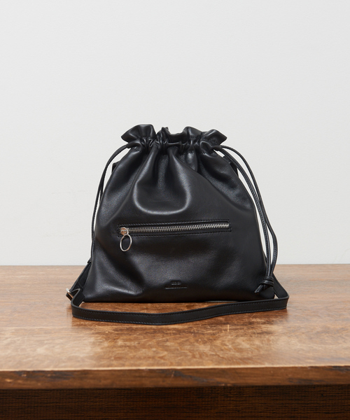 SEEKER(シーカー)の「【SEEKER 別注】レザードロスト ショルダーバッグ(ショルダーバッグ・メンズ・ブラック/グレイッシュベージュ・フリー)」の15枚目の写真