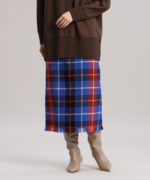 INED | フリンジチェックスカート(スカート)