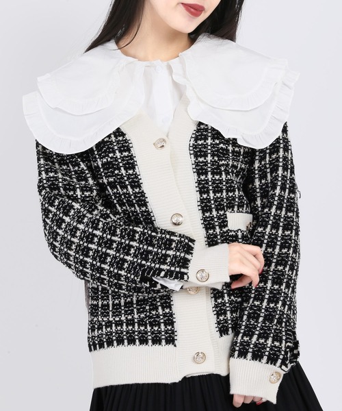 WC（ダブル シー）の「ダブルフリルブラウス（シャツ/ブラウス・レディース・ホワイト/ブラック・FREE）」の12枚目の写真