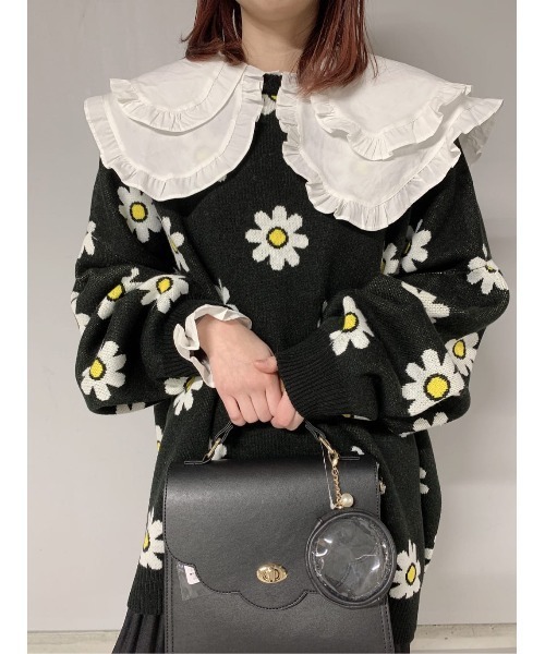 WC（ダブル シー）の「ダブルフリルブラウス（シャツ/ブラウス・レディース・ホワイト/ブラック・FREE）」の14枚目の写真