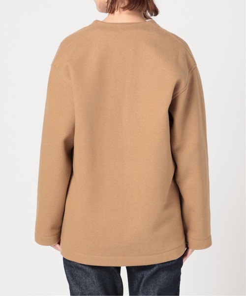 SLOBE IENA（スローブイエナ）の「ニードルカットニュアンスネックプルオーバー【手洗い可能】◆（Tシャツ/カットソー・レディース・グレー系その他/ベージュ・FREE）」の15枚目の写真
