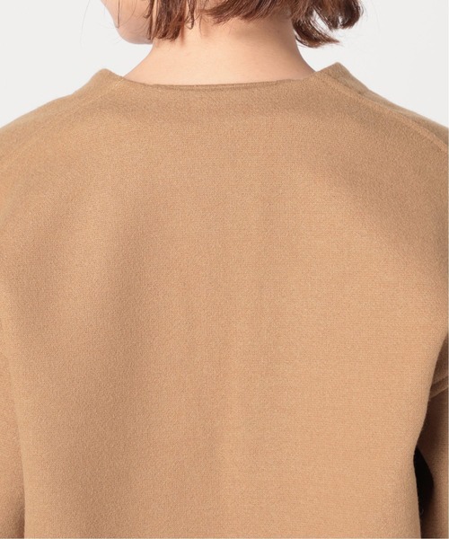 SLOBE IENA（スローブイエナ）の「ニードルカットニュアンスネックプルオーバー【手洗い可能】◆（Tシャツ/カットソー・レディース・グレー系その他/ベージュ・FREE）」の17枚目の写真