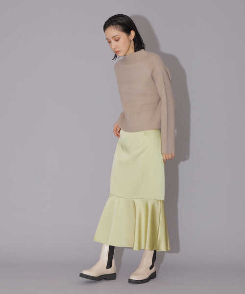 NATURAL BEAUTY BASIC(ナチュラルビューティーベーシック)の「寄せ柄フォルムニット(ニット/セーター・レディース・ベージュ/ラベンダー/ライトグリーン・MEDIUM)」の22枚目の写真