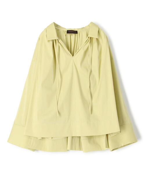 TOMORROWLAND （トゥモローランド）の「ストレッチブロード オープンカラーブラウス（シャツ/ブラウス・レディース・ネイビー/ミント/ホワイト・36）」の16枚目の写真