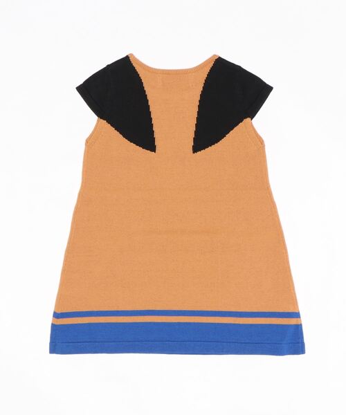 ami amie（アミアミ）の「dress/ワンピース/221027/カモメニットワンピース（ワンピース・キッズ・ブルー/ブラウン・120cm/100cm/90cm/130cm）」の3枚目の写真