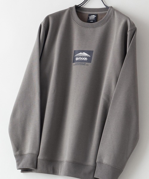 OUTDOOR PRODUCTS APPAREL(アウトドアプロダクツアパレル)の「裏フリースロゴスウェットトレーナー ルーズシルエット(スウェット・メンズ・オリーブ/アイボリー/ブラック/ライトブラウン・X-LARGE/MEDIUM/LARGE)」の4枚目の写真