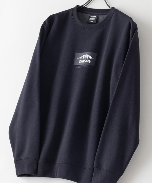 OUTDOOR PRODUCTS APPAREL(アウトドアプロダクツアパレル)の「裏フリースロゴスウェットトレーナー ルーズシルエット(スウェット・メンズ・オリーブ/アイボリー/ブラック/ライトブラウン・X-LARGE/MEDIUM/LARGE)」の2枚目の写真