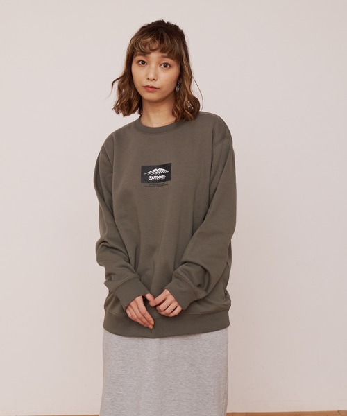 OUTDOOR PRODUCTS APPAREL(アウトドアプロダクツアパレル)の「裏フリースロゴスウェットトレーナー ルーズシルエット(スウェット・メンズ・オリーブ/アイボリー/ブラック/ライトブラウン・X-LARGE/MEDIUM/LARGE)」の11枚目の写真