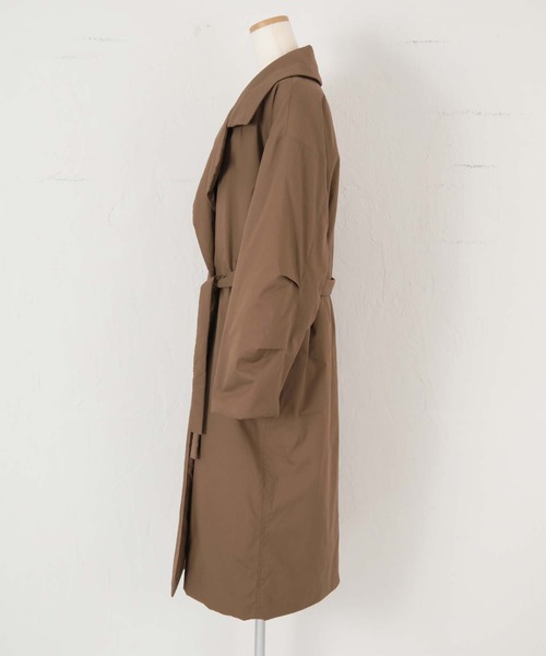 titivate（ティティベイト）の「ﾊﾟﾃﾞｯﾄ中綿ｺｰﾄ（その他アウター・レディース・ブラウン/アイボリー/ベージュ・M/L/S）」の8枚目の写真